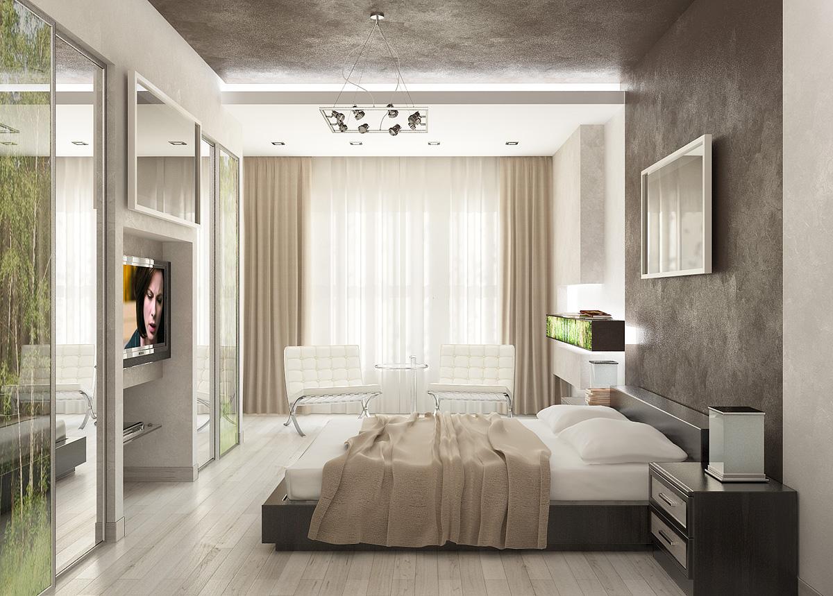 Дизайн комнаты 18 кв м спальни гостиной фото